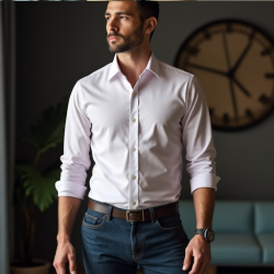 Urban Elegance Slim Fit Poplin Shirt