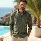 Mediterranean Breeze Linen Shirt