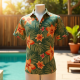Tropical Vibes Short Sleeve Shirt