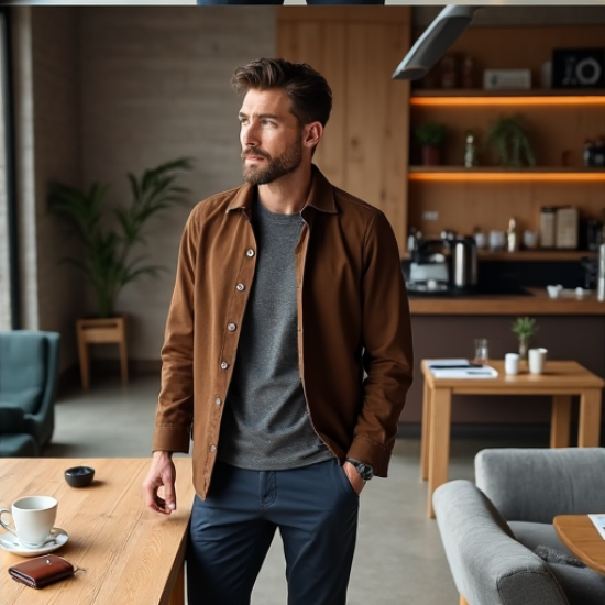 Urban Chic Suede Effect Overshirt