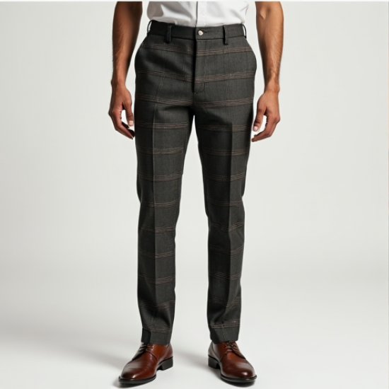 Heritage Check Wool Dress Pants