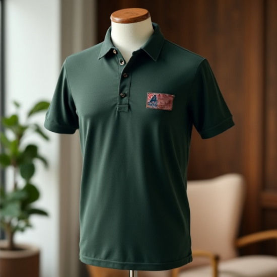 Heritage Charm Vintage Graphic Polo