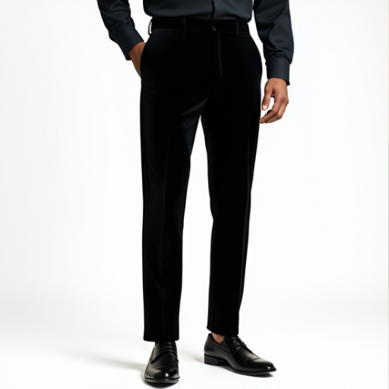 Velvet Luxe Evening Trousers