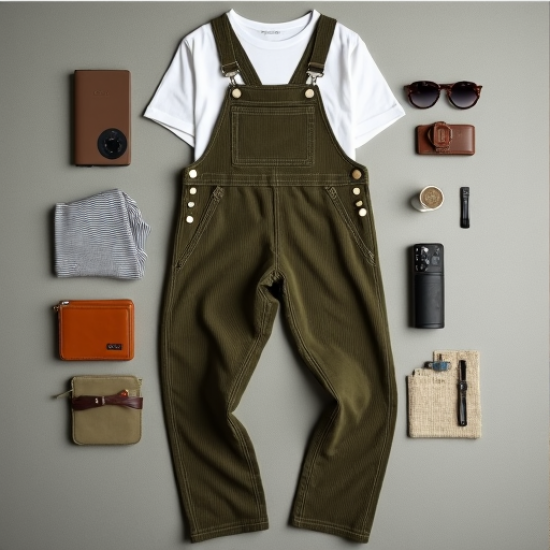 Urban Comfort Corduroy Overalls