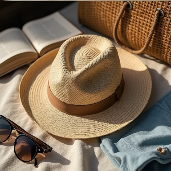 Coastal Breeze Men's Boater Straw Hat