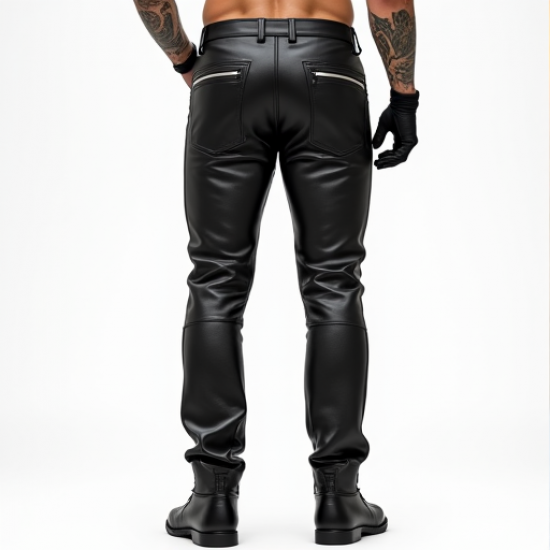 Urban Rider Leather Biker Pants