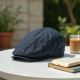 Breezy Linen Summer Flat Cap