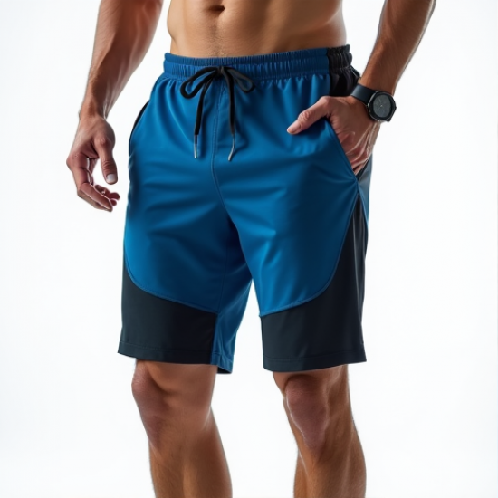 Athletic Edge Color Block Sport Shorts