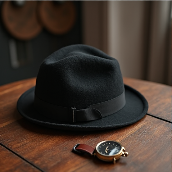 Vintage Charm Men's Cloche Hat