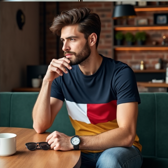 Urban Style Color Block Tee