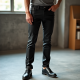 Rockstar Coated Black Denim Jeans
