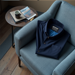 Elysian Vibe Men's Abstract Pattern Dress Shirt