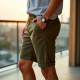 Urban Comfort Rolled Cuff Chino Shorts