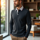 Heritage Pique Rugby Long Sleeve Shirt