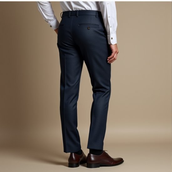 Elegance Weave Men's Jacquard Trousers