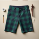Elite Plaid Performance Golf Shorts