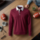 Heritage Pique Rugby Long Sleeve Shirt
