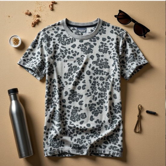 Savanna Chic Men's Animal Print T-Shirt