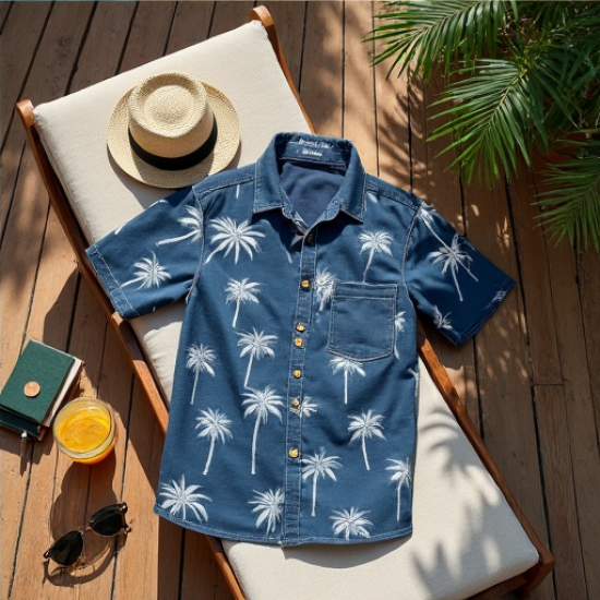 Coastal Breeze Relaxed Fit Vacation Shirt